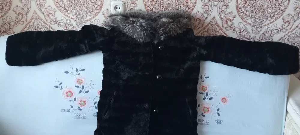 Шуба мутон 41-42 размер