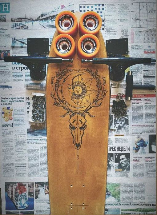longboard скейтборд downhill