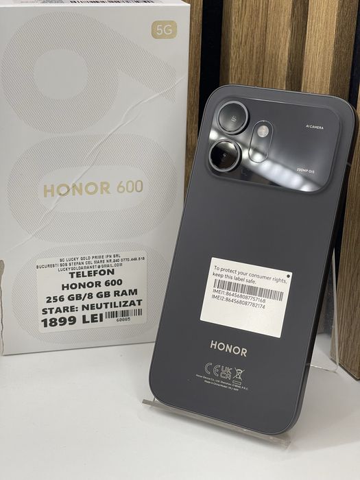 Honor 600 Neutilizat 256Gb 8Gb ram Garantie / Factura #60885