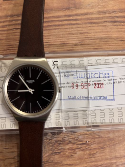 Swatch часовник, закупен от Дубай, носен броени пъти, като нов!