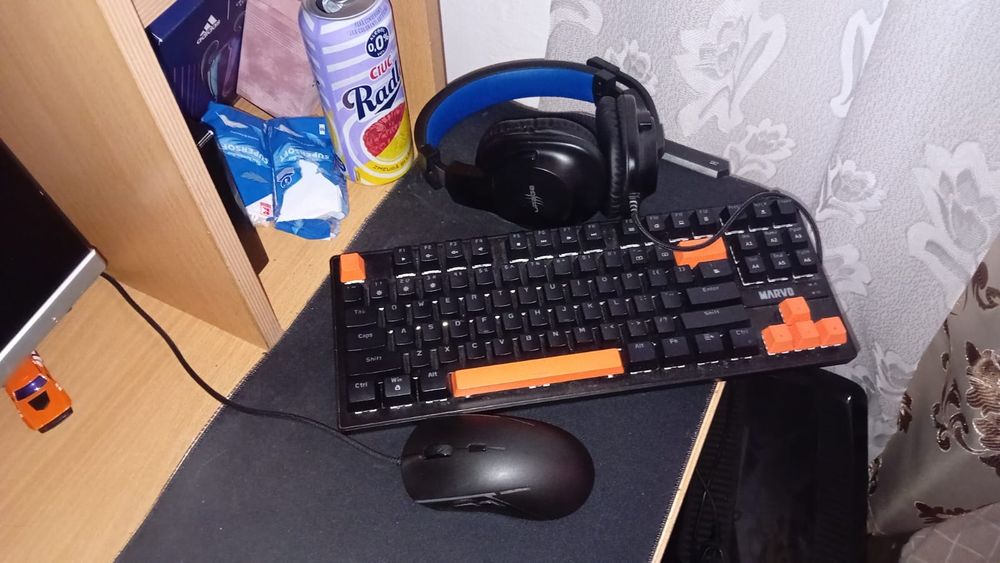 Kit casti+mouse+tastatura gaming