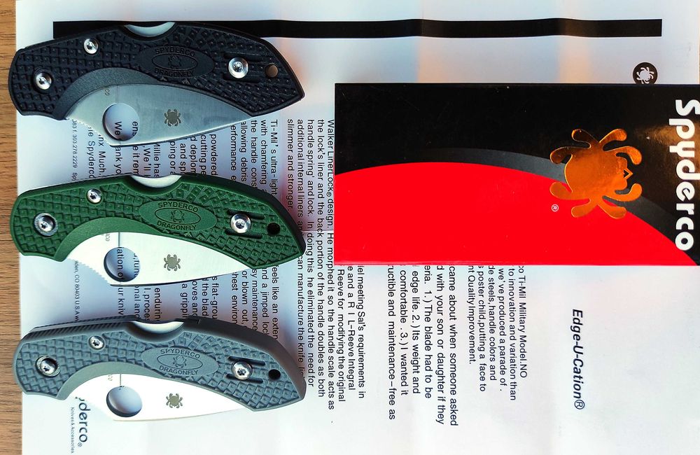 Сгъваем нож Spydercо Dragonfly 2 / Spiderco Roadie Slip Joint C189