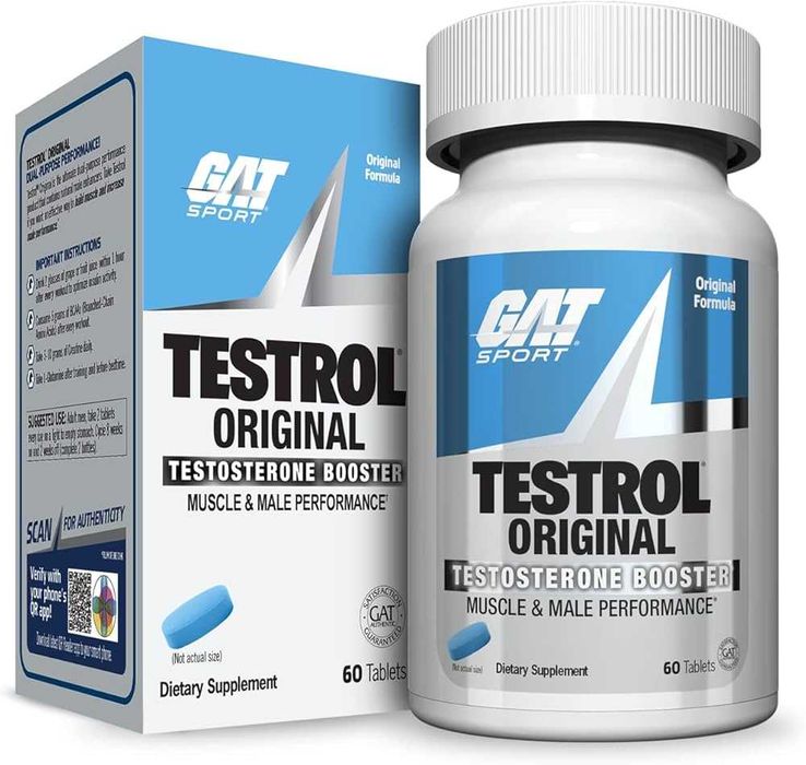 GAT Testrol Original – добавка для поддержки тестостерона, 60 таблеток