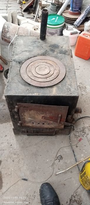 Печ отопление металлический