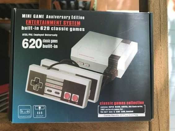 Телевизионна Игра Конзола Супер Марио Контра Танкчетата Тетрис Цубаса