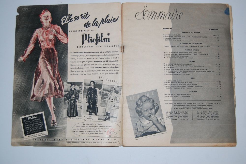 антикварно списание Мари Клер-1929г.