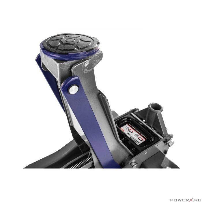 Cric hidraulic cu roti tip crocodil 3 tone, 75mm -500mm, Silver