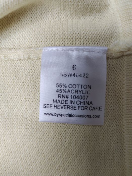 Болеро на 5-6 лет