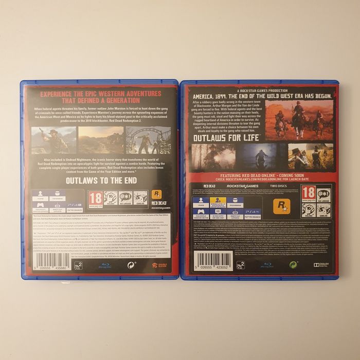 Red Dead Redemption & Red Dead Redemption 2 PS4/Playstation 4