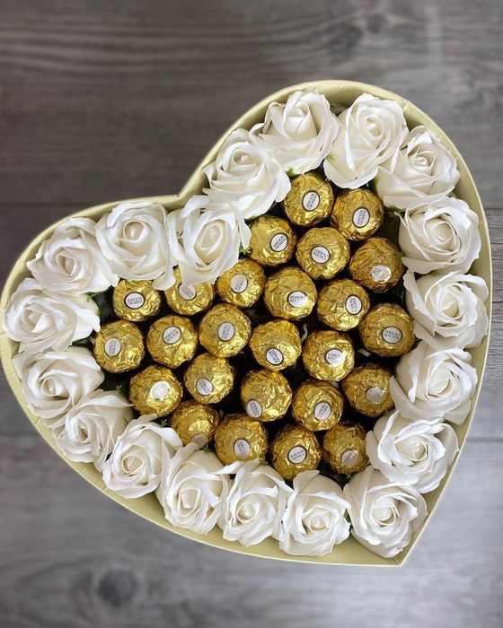 Букеты с Рафаэлло, Киндер Фудфлористика