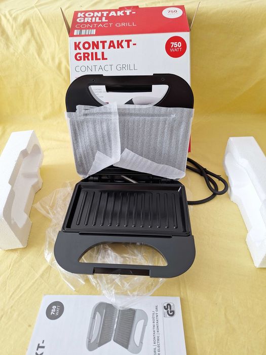 Gratar GRILL electric cu strat antiaderent, putere 750W