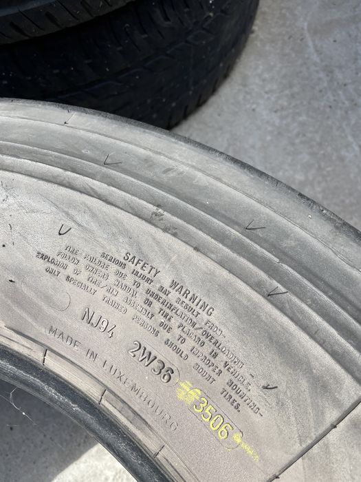 265/70/19.5 DUNLOP 2бр. 7-8мм