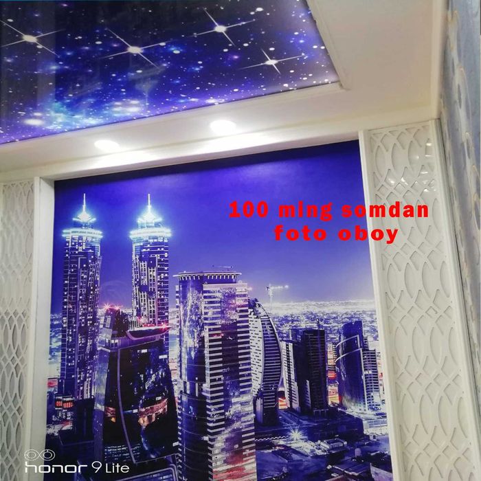 Natyajnoy potolok ENG ARZON NARXLARDA