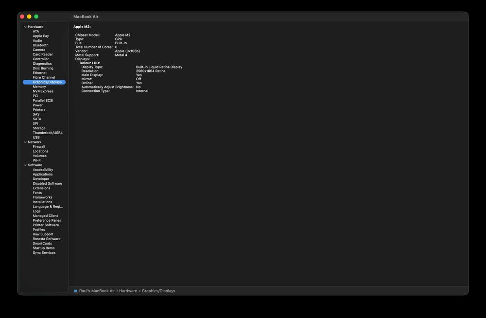 MacBook Air 13 M2 (2022) - 8GB RAM / 256GB SSD - Midnight