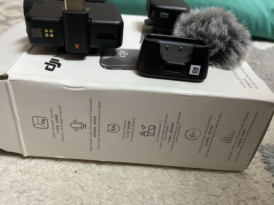 Микрофон DJI Mic Mini 1 TX + 1 RX Type-C черный
