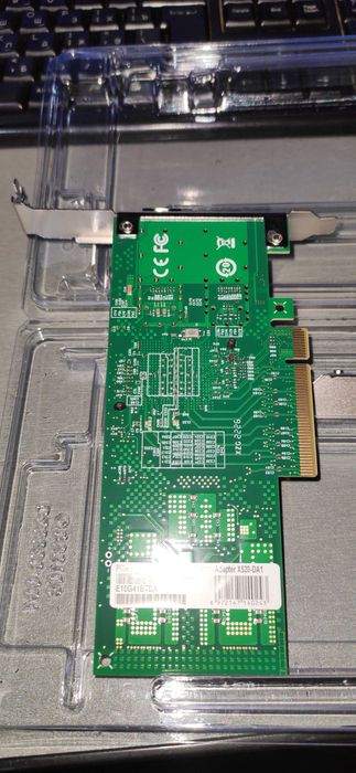 Сетевая карта 10Gigabit Ethernet, SFP+ порт, 1*10G Intel X520 Da1