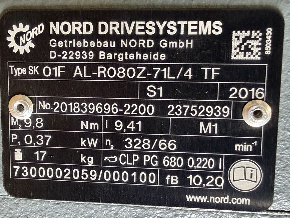 Нова шнекова/винтова помпа Netzsch 65-250l/h