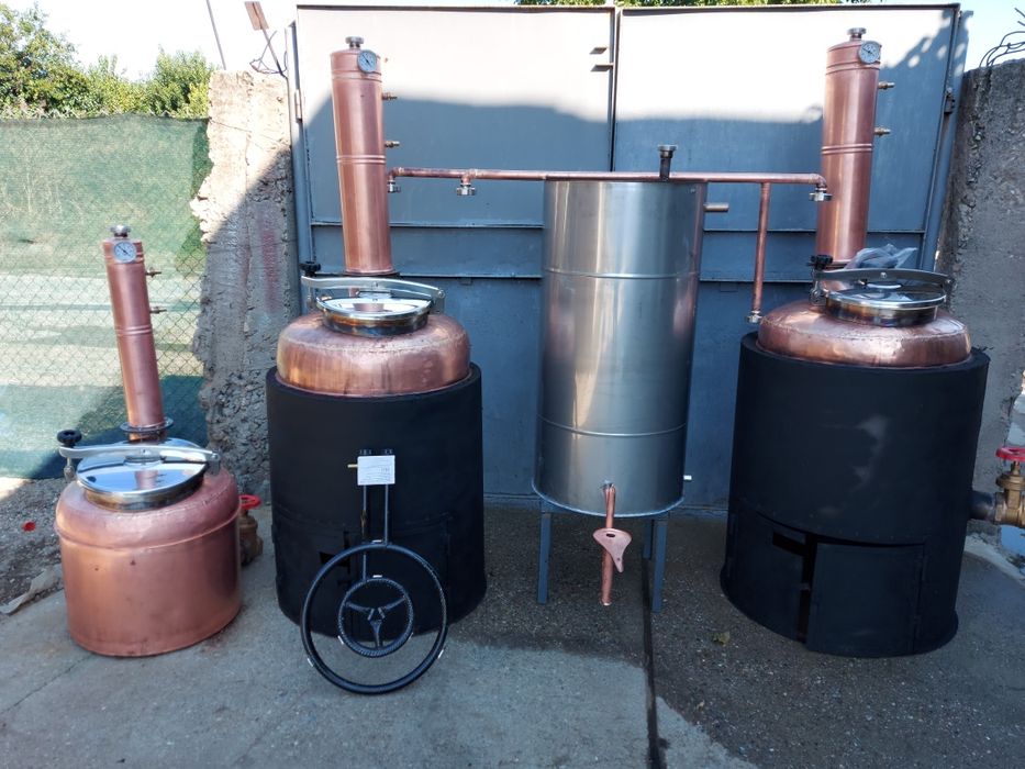 Казани за ракия с Печка за възможност на на Газ и твъдо гориво