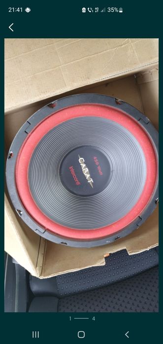 Vând subwoofer auto