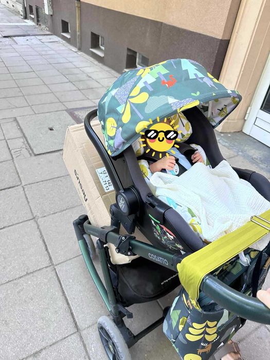 Детска количка Cosatto Giggle Quad – много добро състояние 3в1