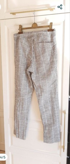 Pantaloni ZARA din in, pentru barbati/S