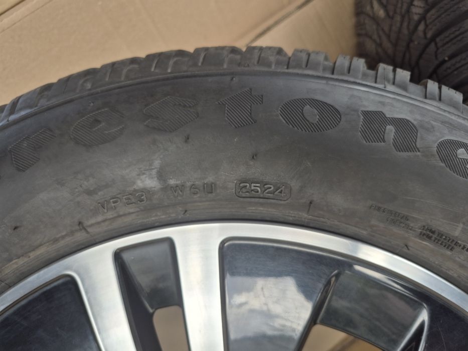 Jante originale Mercedes 17” A2134015100 ET40 + anvelope iarnă Firestone