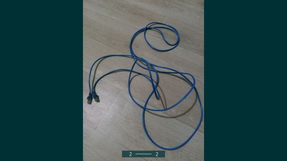 RJ-45 сетевой, патчкорд, лан кабель:  5,10 метров