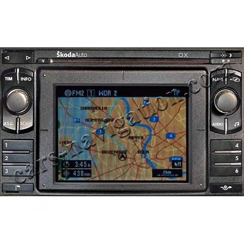 Диск SD карти за навигация 2026 2027 Шкода Skoda Octavia Yeti Superb Fabia Praktik Roomster
