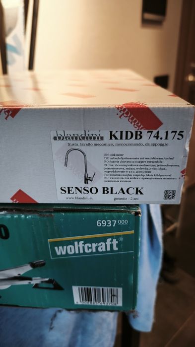 Смесител за кухня BLANDINI SENSO BLACK