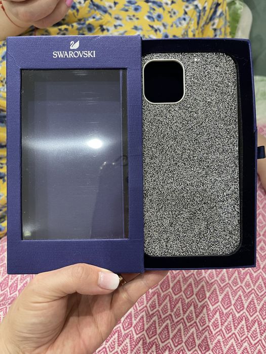 Чехол со стразами Swarovski для iPhone 12 про Max