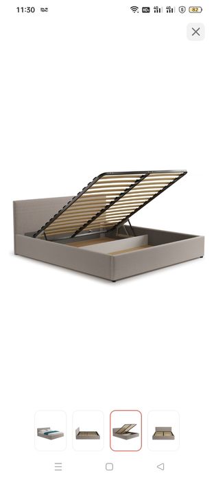 Кровать с матрасом