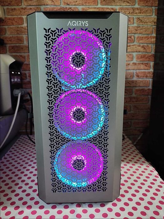Carcasa Pc AQIRYS Aquilla Black ARGB.