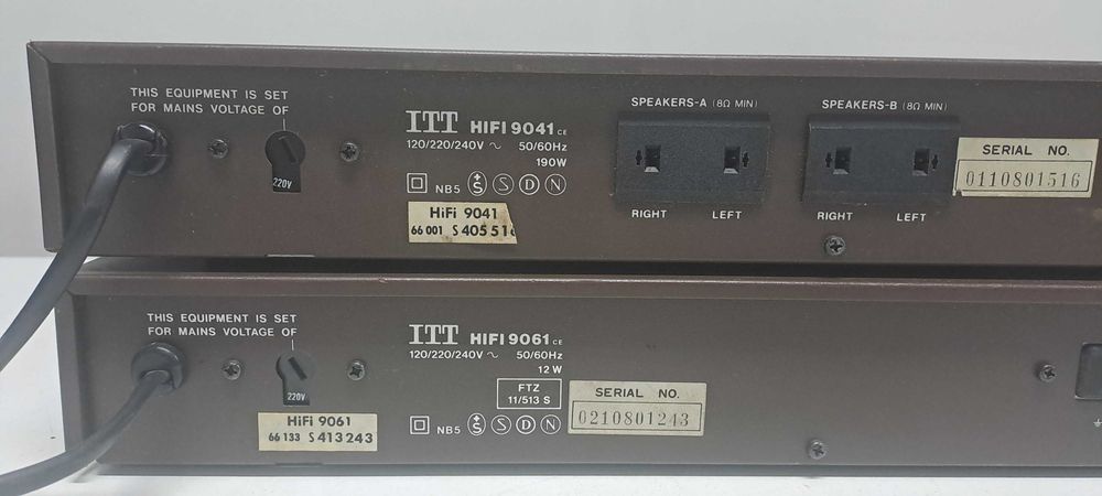 ITT HiFi 9041 Amplificator Defect Statie Tuner Radio 9061 Linie Piese