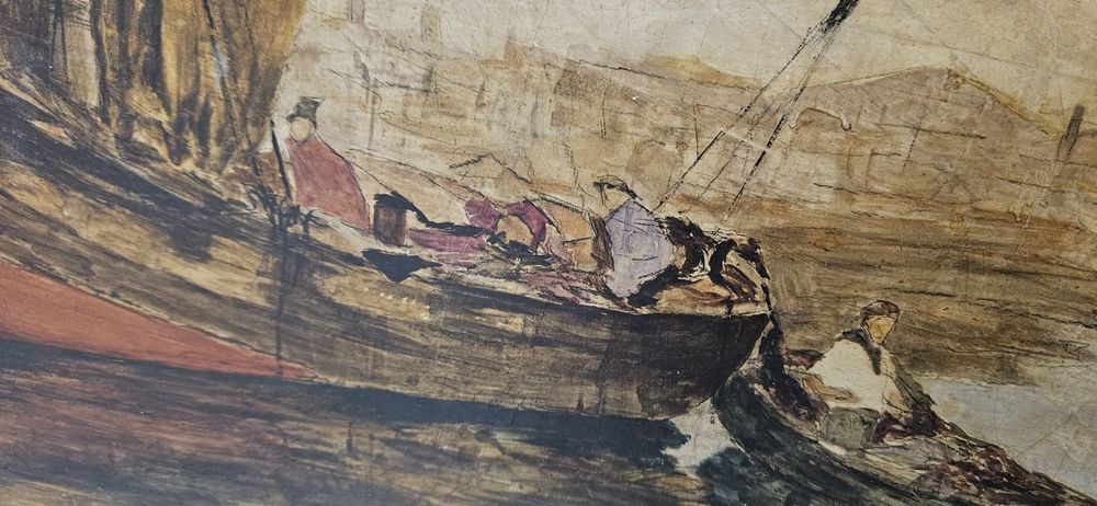 Tablou vechi, srmnat Unif v Amstel