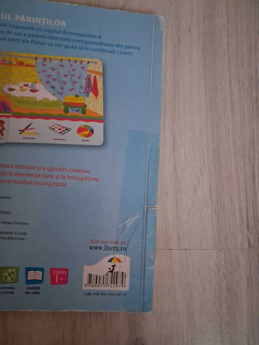 Set carti bebe cartonate puzzle si activitati