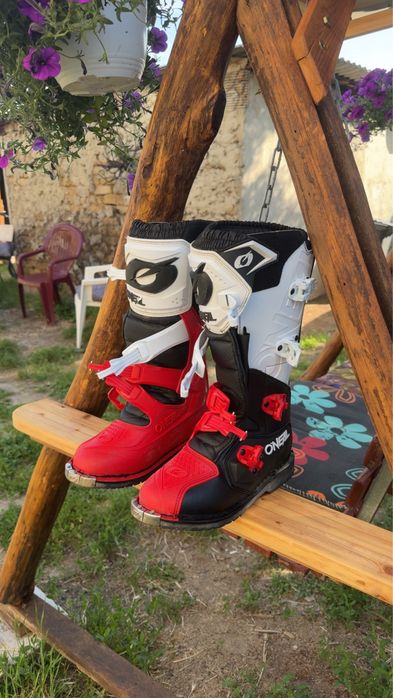 Cizme Enduro Oneal Red
