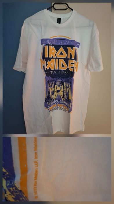 Чисто нови лицензирани тениски на Iron Maiden