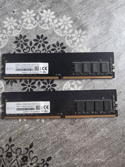 Memorie RAM DDR4 16GB Kit (2x8GB) 3200MHz CL22 3DFX