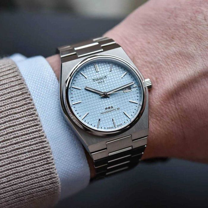 Tissot PRX 40mm Ice Blue/Steel Powermatic 80