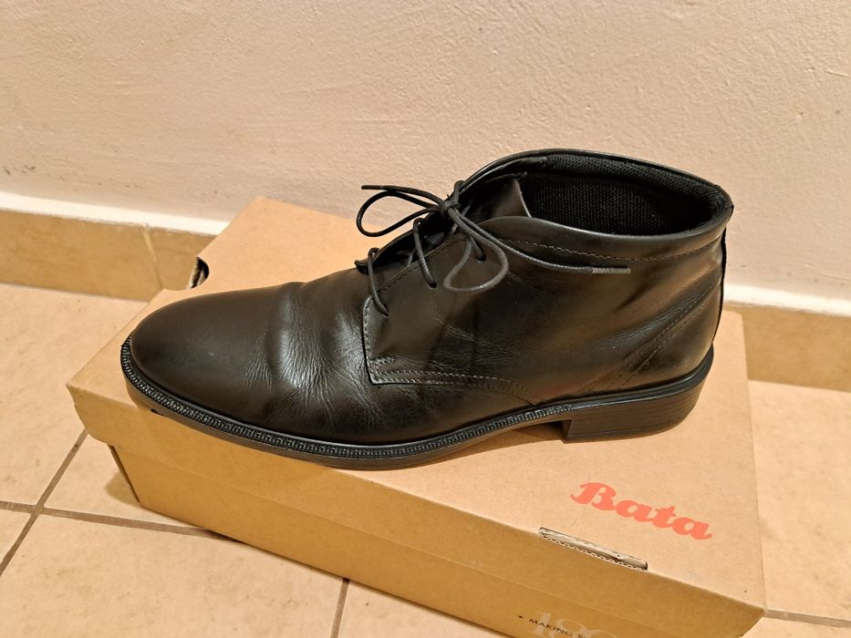 Обувки естествена кожа Bata