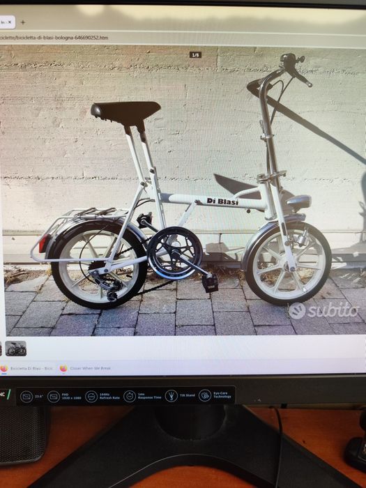 Vând bicicletă roti de 16 pliabila