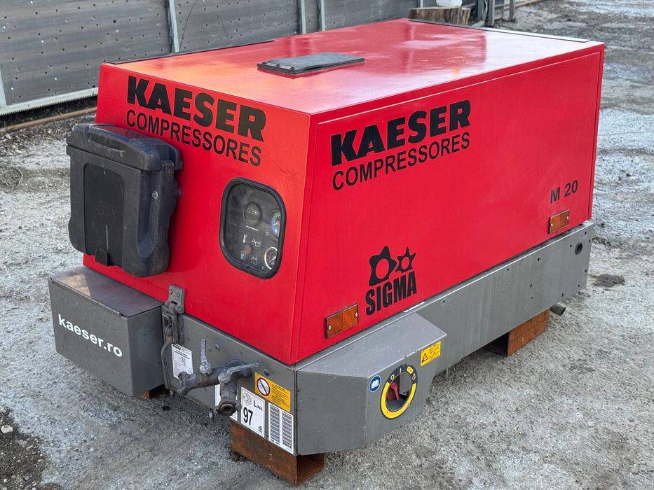 Motocompresor Kaeser M20 / an 2018 / 2m3/h . Motor kubota