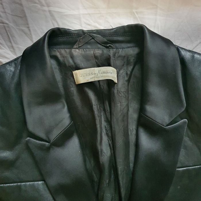 Sacou imitatie de piele Guess