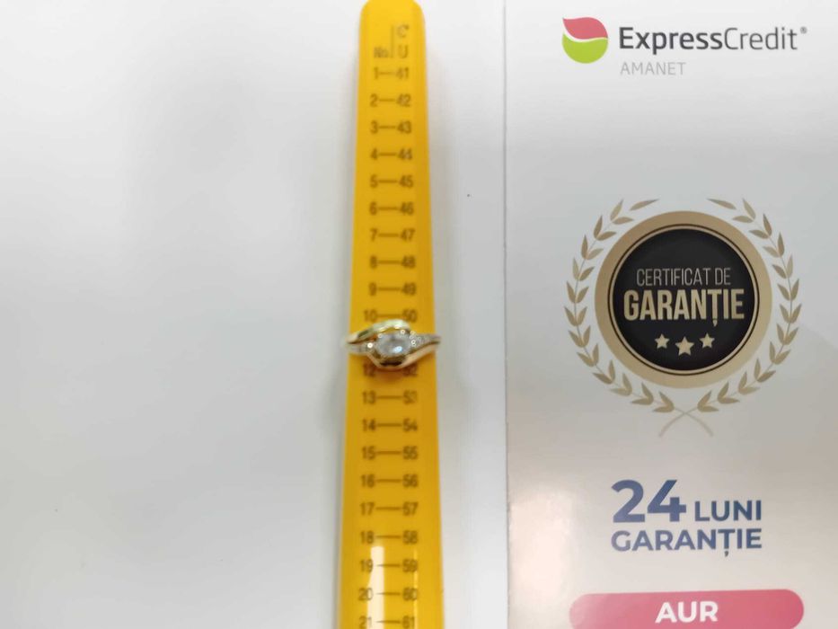 (Ag33) Inel Aur 14K Garantie 2 ani