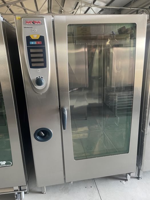 Готварски Конвектомат SCC 202/ 40 тави! Бг меню! Количка! ТОП ОФЕРТА!