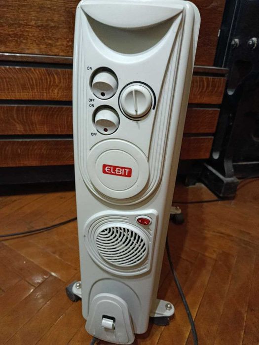 Масляный обогреватель ELBIT, 13 секций с тепловентилятором, 2900W