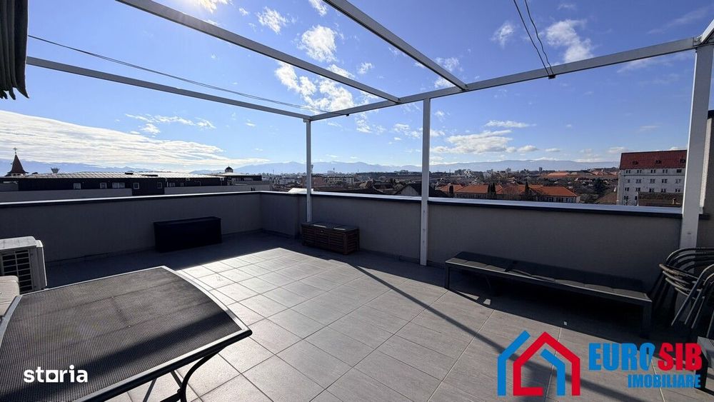 Penthouse 3 camere City Residence Sibiu cu terasă 52 mp si vedere