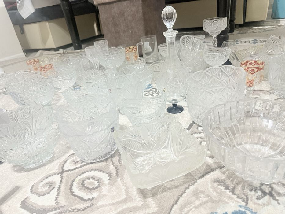 продам посуду хрустали