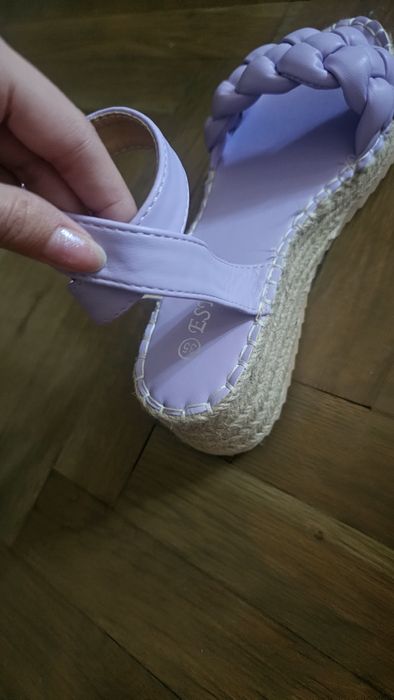 Дамски сандали на платформа, 35 номер