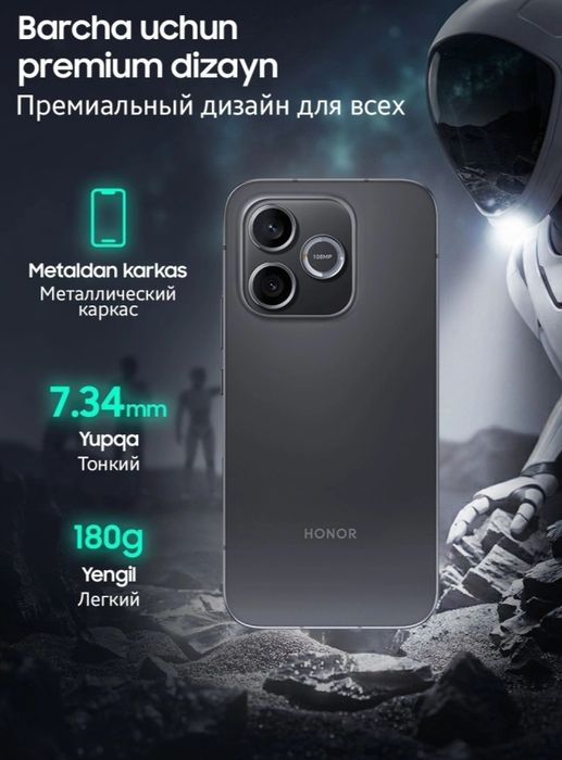 HONOR 600 lite 5G zarbalarga chidamli smartfon